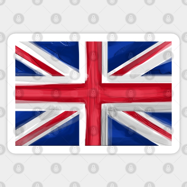 Britain Flag Sticker by Dojaja